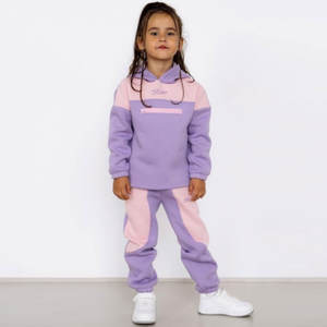 Custom logo Cotton Elastic Waist Wholesale Kids Sweat Suit New Fashion Tracksuits for Kids 2022 Best Selling Tracksuits - Product Image 4