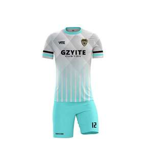 Camiseta de fútbol de sublimación completa de secado rápido personalizada, nuevo estilo, ropa deportiva, entrenamiento de equipos de fútbol, uniformes de fútbol personalizados, servicio OEM - Product Image 1