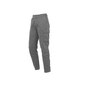 Pantalones y pantalones para hombre, estilo cómodo de algodón con efecto lavado elástico de hierro gris báltico, para hombre, a la venta, a la venta - Product Image 3