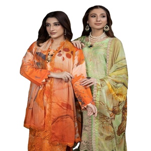 Venta de liquidación, vestido de fiesta paquistaní, conjunto de Kurta indio Original para mujer, vestido confeccionado Salwar kameez pakistaní de Dr Haris - Product Image 1