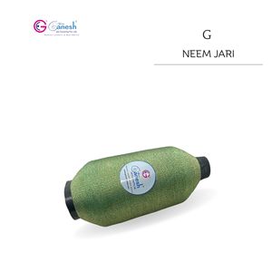 G Color 180D Neem Jari Metallic Flora Jari Embroidery High Tenacity for Lurex Polyester Yarn for Hand Knitting Weaving for - Product Image 2