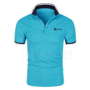 Polo d'affaires décontracté pour hommes avec un design épuré idéal évacuant l'humidité pour le bureau ou les réunions - Product Image 1