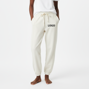 Pantalones Deportivos de Forro Polar para Mujer, Cintura Media, Estilo Urbano, con Bordado de Encaje, Tela Transpirable, Parches, Colores Personalizados - Product Image 1