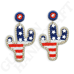 Pendientes hechos a mano con cuentas Meadow Radiance, intrincados abalorios florales, estilo bohemio inspirado en la naturaleza, joyería de primavera, gota de moda - Product Image 2