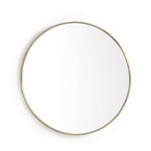 Cadre de miroir en laiton antique de luxe exquis avec un design intemporel pour la décoration de salon d'inspiration vintage à un prix avantageux - Product Image 1