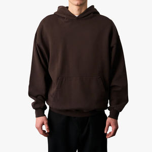 Sweat à capuche d'hiver de luxe personnalisé en molleton 300 grammes, coupe décontractée pour homme, 100 % coton, qualité supérieure, grammage lourd - Product Image 1