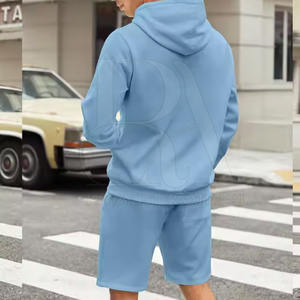 Sweats à capuche et shorts de haute qualité Couleur personnalisée Taille personnalisée disponible en différentes couleurs Sweats à capuche et shorts pour hommes - Product Image 2