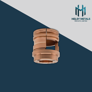 Insert fileté en cuivre de haute pureté, composant d'usinage VMC personnalisé pour les systèmes industriels et électriques à haute température - Product Image 3