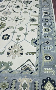 Tapis anciens en laine de haute qualité noués à la main 8x14 9x12 Multicolores Tapis de prière faits à la main pour la maison CR34 - Product Image 5