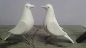 Statue décorative et pièce maîtresse | Sculpture d'art en fer artisanal | Modèles familiaux rustiques | Statue - Product Image 5