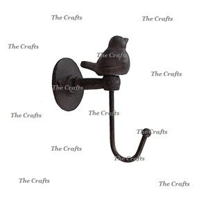 Crochet mural en fer massif avec crochet décoratif mural de qualité exclusive pour la cuisine à la maison et la salle de bain - Product Image 5