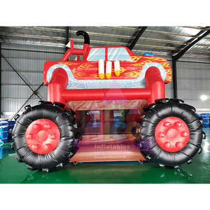 <b>Inflatable</b> Tank Bounce <b>House</b> Commercial <b>Inflatable</b> Jumping Castle Red Flame <b>Inflatable</b> Jumper Court - Product Image 4