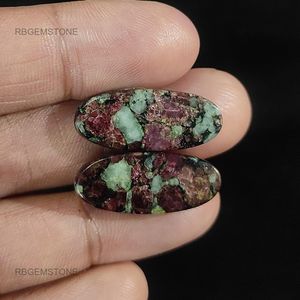 Par de Cabujones de Cuarzo Natural, Piedras Preciosas Sueltas con Forma Personalizada y Múltiples Tamaños para la Fabricación de Joyas - Product Image 3