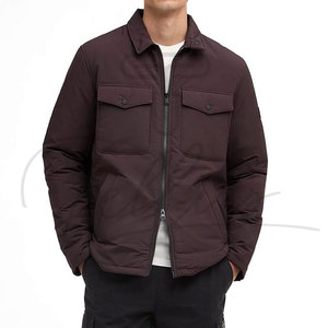 Veste en toile matelassée patchwork sur mesure pour homme, style formel de rue, manteau d'hiver, décontracté, extérieur, élégant, confortable, coupe-vent - Product Image 1