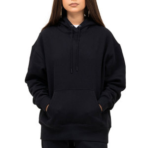 Custom logo women hoodie oversized cotton fleece pullover fashion branding wear - Product Image 2