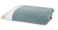 Serviette de bain Fouta en coton biologique 100% premium, serviette de plage tissée unie, écologique, antimicrobienne, en coton turc