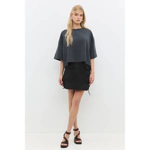 Camiseta Casual de Cuello Redondo y Corte Regular para Mujer, Top Suave 100% Algodón - Product Image 2