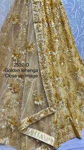 Elegante y ligero Lehenga Choli neto con patrón de pavo real bordado estilo tradicional para fiestas y celebraciones festivas - Product Image 6
