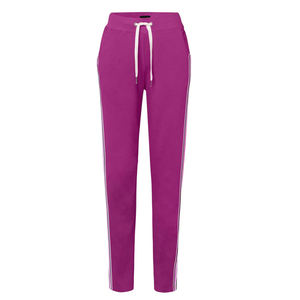 Pantalones de Mujer de Corte Regular con Franjas Laterales, Casuales, de Algodón, Estilo Francés, Ropa Urbana, Joggers, Pantalones Cómodos - Product Image 5