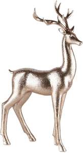 Sculpture de renne de luxe artisanat en métal de qualité supérieure Figurine de cerf doré à la main fournitures de décoration d'événement de mariage - Product Image 6