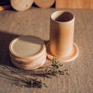 Dessous de verre en bois classique pour décorations de table de cuisine pour la tenue de tasse et la maison tenir les ustensiles de cuisine meilleur produit pour votre cuisine - Product Image 2