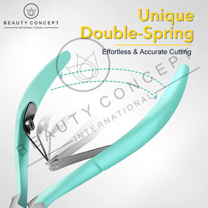 Coupe-ongles double en acier inoxydable écologique de haute qualité, ouverture large, pince à cuticules personnalisée - Product Image 6