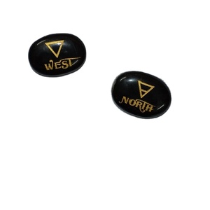 Fournisseur et grossiste en ligne d'ensembles d'éléments de Reiki en agate noire - Product Image 1