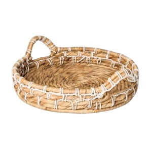 Plateau de stockage d'eau tissé à la main, décor personnalisé le plus populaire, grand plateau de service tissé à la main avec Logo personnalisé - Product Image 3