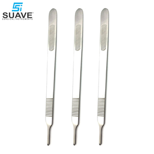 Meilleure base matérielle en acier inoxydable des instruments chirurgicaux Poignée de scalpel chirurgical par SUAVE INSTRUMENTS SURGICAUX - Product Image 5