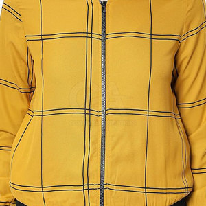 เสื้อแจ็คเก็ตบอมเบอร์สำหรับผู้หญิง - Product Image 5