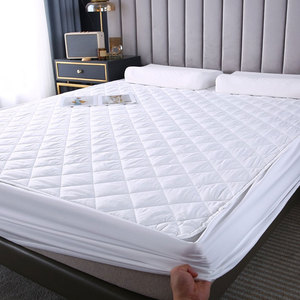 Protège-matelas tricoté écologique de qualité supérieure, non imperméable, confortable pour adultes, idéal pour les besoins quotidiens de sommeil - Product Image 1