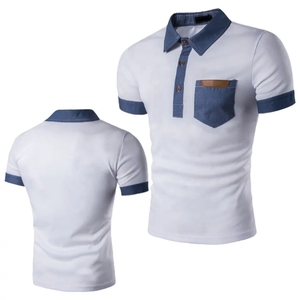 2025 dernière arrivée vêtements de mode hommes polos coton tissu hommes polos nouveau Style en gros hommes Polo t-shirts pour adulte - Product Image 1