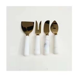 Ensemble de couteaux à fromage de luxe manche soleil de qualité supérieure en laiton ensemble de couteaux à fromage - Product Image 3