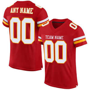 Custom Football Jersey Personalized <b>Stitched</b>/Printed Team Name & Number Sports Uniform for Men Women Youth - Product Image 1