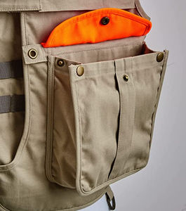 Gilet de chasse en maille réglable respirant à deux couleurs de haute qualité avec plusieurs poches pour les sports de plein air - Product Image 3