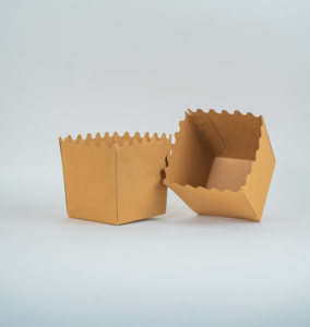 Premium White FBB Paper French Fry <b>Box</b> Ripple Edge Disposable Snack Holder Eco Takeaway Packaging for Fast Food and Food Trucks - Product Image 4