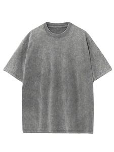 2025 nouveau lavé couleur unie T-Shirt ensemble hommes à la mode rue sport Shorts multi-couleurs coton ample confortable à manches courtes - Product Image 3