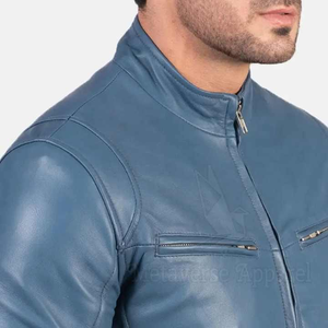 แจ็กเก็ตหนังของผู้ชายแจ็คเก็ต2025หนังวินเทจระบายอากาศและกันน้ำ - Product Image 4