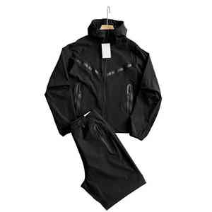 Conjunto de Chaqueta y Pantalones Cortos con Cremallera de Alta Calidad con Logotipo Personalizado SUMROOS, Chaqueta Cortavientos y Conjunto de Pantalones Cortos Personalizables OEM - Product Image 1