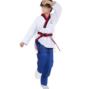 Uniforme de Taekwondo Transpirable Hecho en Pakistán, Precio Razonable, Uniforme de Entrenamiento de Taekwondo, Talla Adulto - Product Image 2