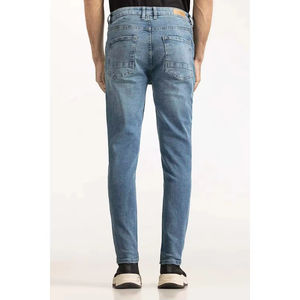 Jeans en denim pour hommes de marque 2026, tissu en spandex et polyester, haute qualité, impression de logo personnalisée, écologique, tendance de la rue, printemps - Product Image 2