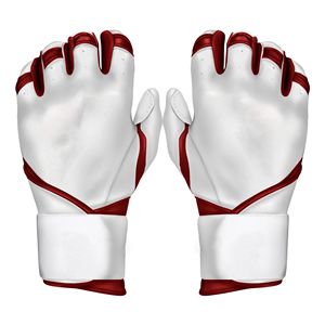 Guantes de bateo de béisbol de alta calidad de cuero genuino, superventas, antideslizantes, para jóvenes y adultos, Unisex, ligeros, de béisbol - Product Image 1
