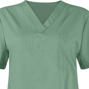 ชุดสครับสำหรับผู้หญิงชุดพยาบาลสำหรับผู้หญิงชุดพยาบาลคอวี - Product Image 4