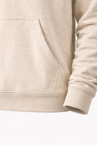 Sudadera con Capucha Personalizada en Color Crema |   Sudadera con Capucha de Felpa Gruesa |   Sudadera con Capucha Unisex de Estilo Urbano OEM ODM - Product Image 5