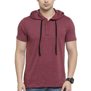 T-shirt à capuche sans manches personnalisé pour hommes 100% coton surdimensionné respirant écologique imperméable vêtements de sport à la mode Streetwear - Product Image 1