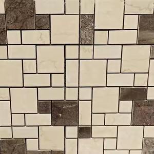 Carreaux de mosaïque de dosseret collant en brique de 300x300mm pour la décoration de maison et de bureau en céramique de porcelaine de location - Product Image 5