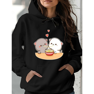 Sudadera Kinitwear para mujer Otoño/Invierno hecha en China sudadera estándar de ocio de un color - Product Image 1