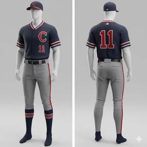 Maillots de baseball et ensembles d'uniformes personnalisés professionnels, respirants, imprimés, de haute qualité, durables, vêtements de sport - Product Image 2