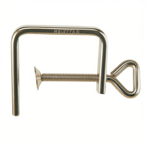 Nickel-Plated 50mm Clamping Width Fretwork Clamp for Wood Crafts Wooden Boxes <b>Wall</b> <b>Signs</b> Thickness 4mm - Product Image 2