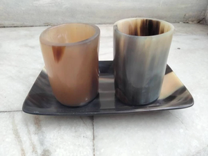 Corne à vin viking de haute qualité, mug en corne de couleur naturelle blanche, mug à bière décoratif, verre à boire en corne viking - Product Image 2